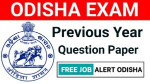 SSB Odisha TGT Previous Year Question Paper
